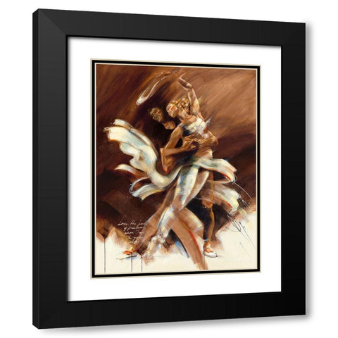Love the Feeling of Freedom Black Modern Wood Framed Art Print with Double Matting by Meijering, Kitty