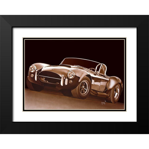 427 Under the Light Black Modern Wood Framed Art Print with Double Matting by Tempier, Guy