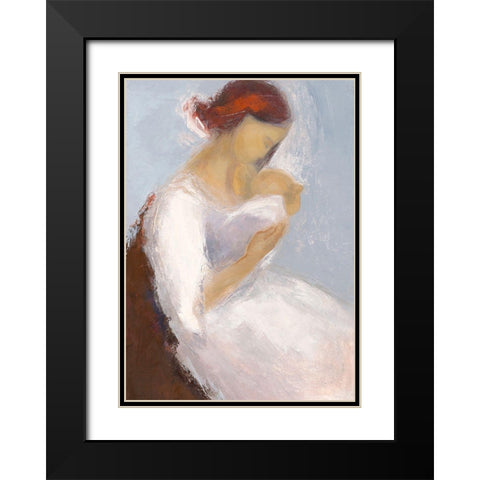 Maternite II Black Modern Wood Framed Art Print with Double Matting by Parise, Chantal