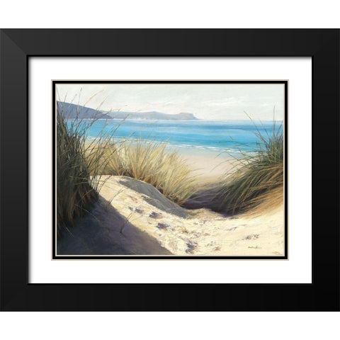 Dune Shadows Black Modern Wood Framed Art Print with Double Matting by Atkinson, Caroline