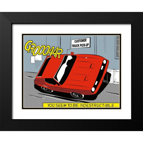 You seem to be Black Modern Wood Framed Art Print with Double Matting by Strapelias - PR, Pierre