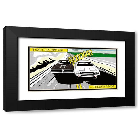 It s better than safe ... Black Modern Wood Framed Art Print with Double Matting by Strapelias - PR, Pierre
