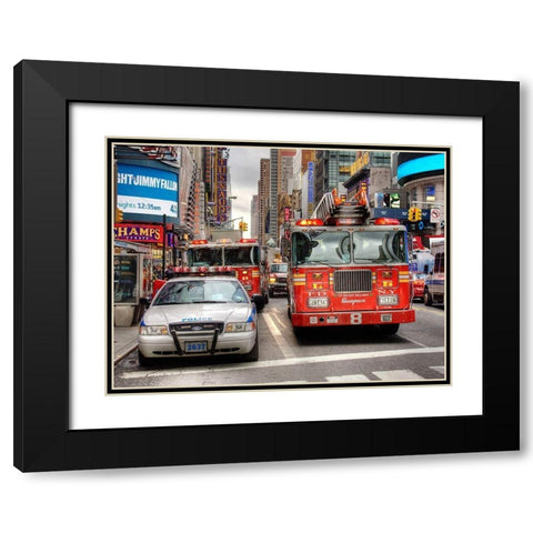 First Scene Black Modern Wood Framed Art Print with Double Matting by Terrible, Aurelien