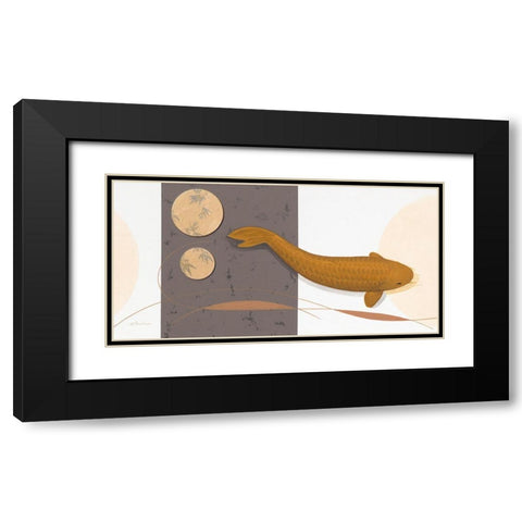 Chaggy Black Modern Wood Framed Art Print with Double Matting by Gruhn, Nicole