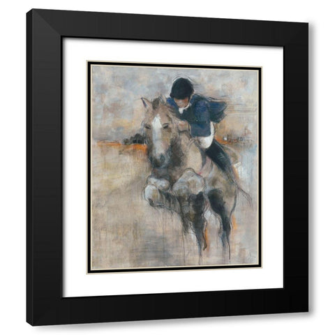 De Favoriet Black Modern Wood Framed Art Print with Double Matting by Declercq, Huguette