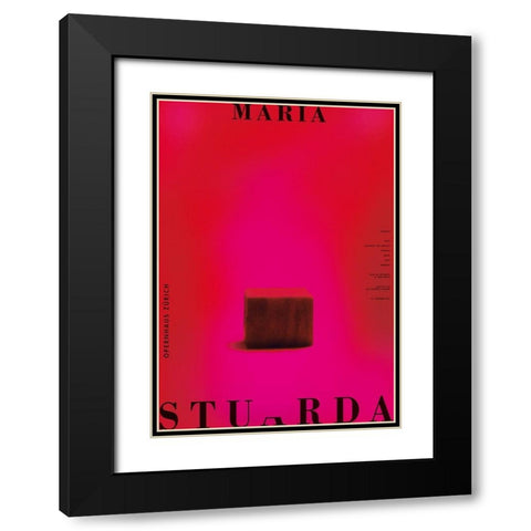 Maria Stuarda Black Modern Wood Framed Art Print with Double Matting by Geissbuhler, K. Domenic