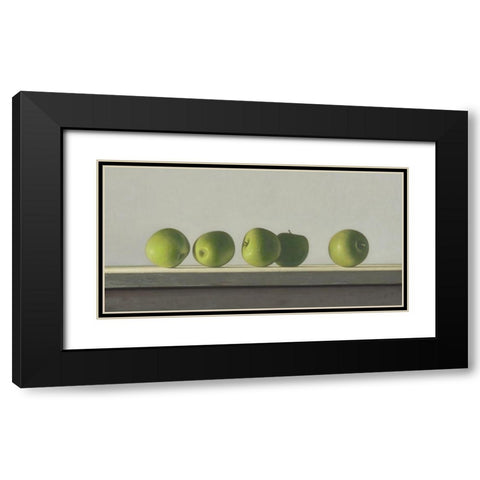 IODK1228 Black Modern Wood Framed Art Print with Double Matting by Delaer