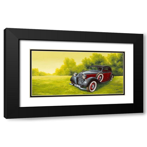 Oldtimer MB-777 Black Modern Wood Framed Art Print with Double Matting by Richter, Cornelia