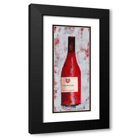 Bourgogne I Black Modern Wood Framed Art Print with Double Matting by Persillon, Francoise