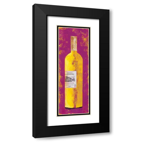 Bordeaux III Black Modern Wood Framed Art Print with Double Matting by Persillon, Francoise
