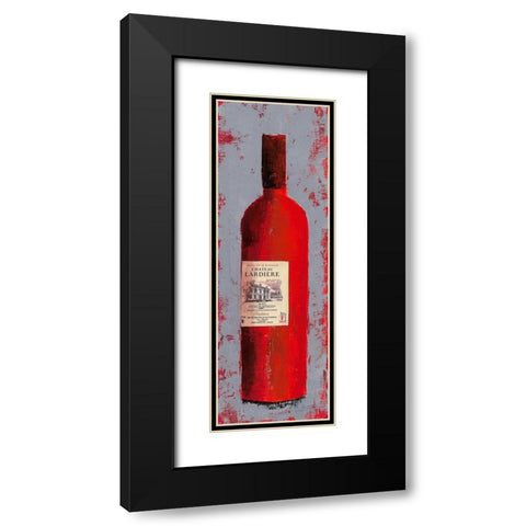 Bordeaux I Black Modern Wood Framed Art Print with Double Matting by Persillon, Francoise