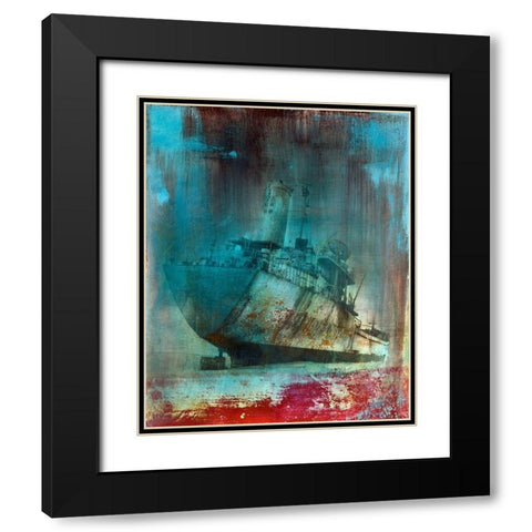 Malika I Black Modern Wood Framed Art Print with Double Matting by Streicher, Tibo