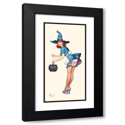 La potion Black Modern Wood Framed Art Print with Double Matting by Hitte, Patrick