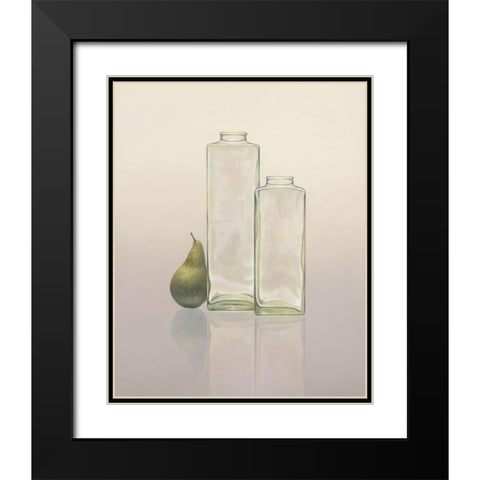 12DK1268 Black Modern Wood Framed Art Print with Double Matting by Delaer
