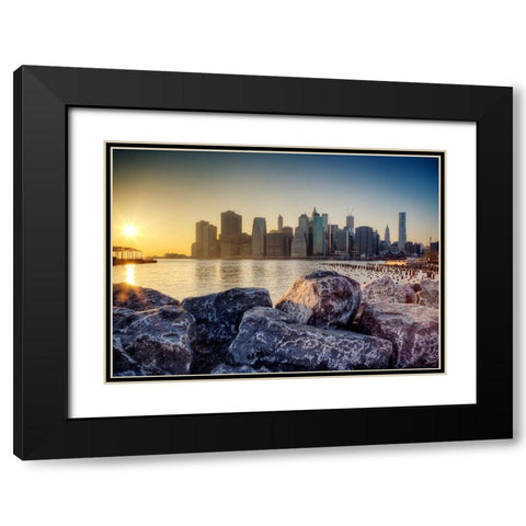A King Rising Black Modern Wood Framed Art Print with Double Matting by Terrible, Aurelien