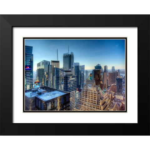 New Perspective Black Modern Wood Framed Art Print with Double Matting by Terrible, Aurelien
