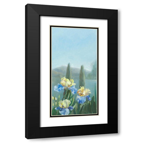 Isola Bella III Black Modern Wood Framed Art Print with Double Matting by Vernageau, Sylvie