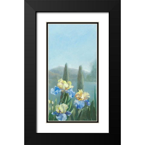 Isola Bella III Black Modern Wood Framed Art Print with Double Matting by Vernageau, Sylvie