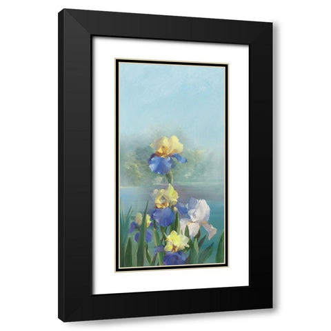Isola Bella IV Black Modern Wood Framed Art Print with Double Matting by Vernageau, Sylvie