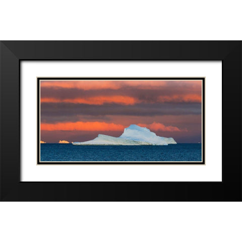 Nowhere is a Place Black Modern Wood Framed Art Print with Double Matting by Brommelhorster, Ulf