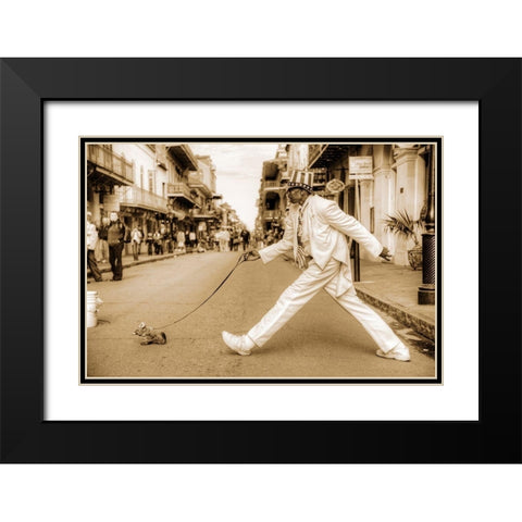 New Orlean s Show Black Modern Wood Framed Art Print with Double Matting by Terrible, Aurelien