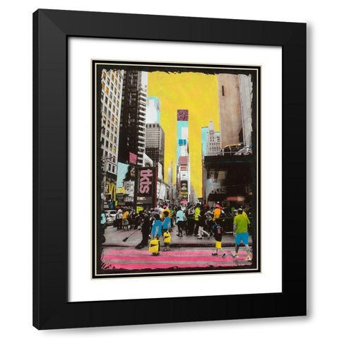 Scissors Sisters Black Modern Wood Framed Art Print with Double Matting by Simonutti, Riccardo