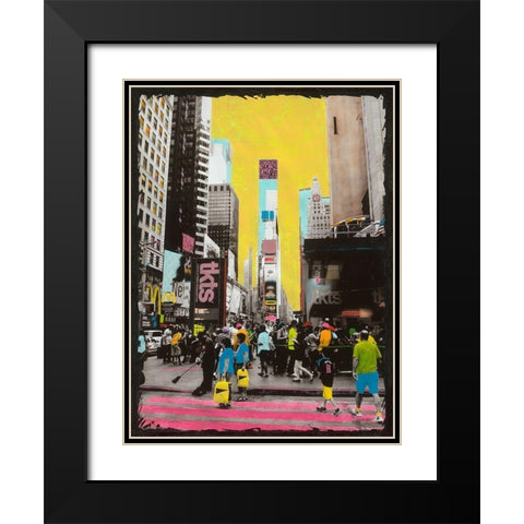 Scissors Sisters Black Modern Wood Framed Art Print with Double Matting by Simonutti, Riccardo