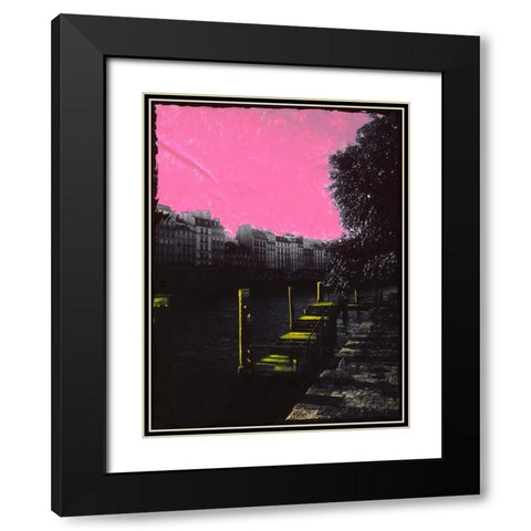 21h04 Black Modern Wood Framed Art Print with Double Matting by Simonutti, Riccardo