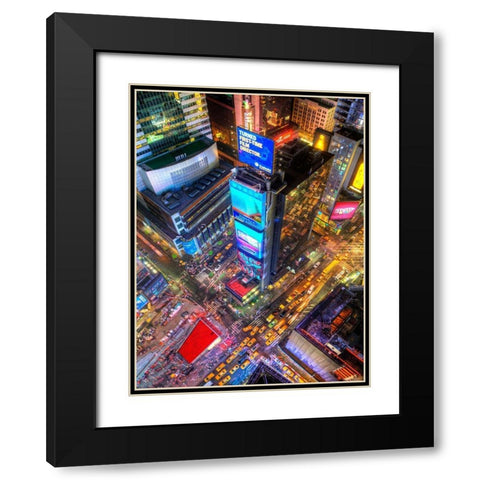 Rebirth Black Modern Wood Framed Art Print with Double Matting by Terrible, Aurelien