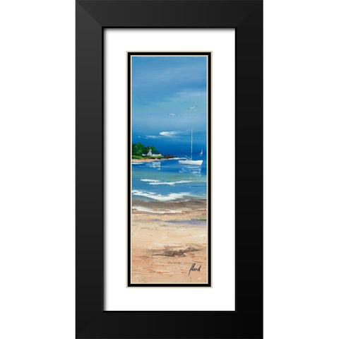 Maree basse I Black Modern Wood Framed Art Print with Double Matting by Flanet, Frederic