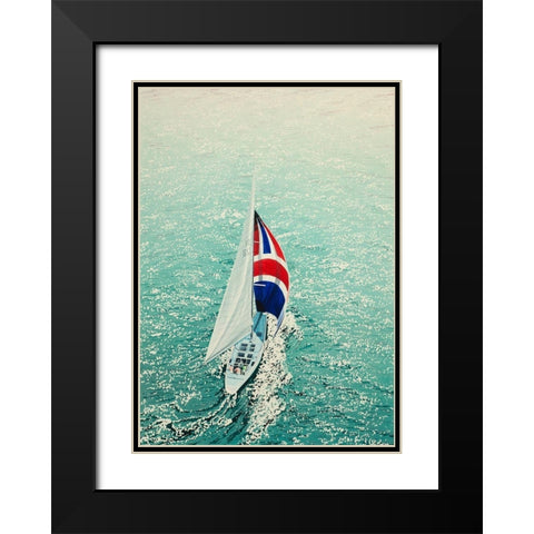 Summer s Dream Black Modern Wood Framed Art Print with Double Matting by Black, Karl