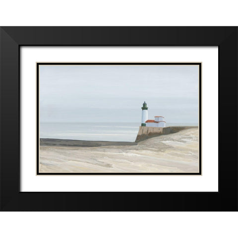 Safe harbour Black Modern Wood Framed Art Print with Double Matting by Reader, Dawn