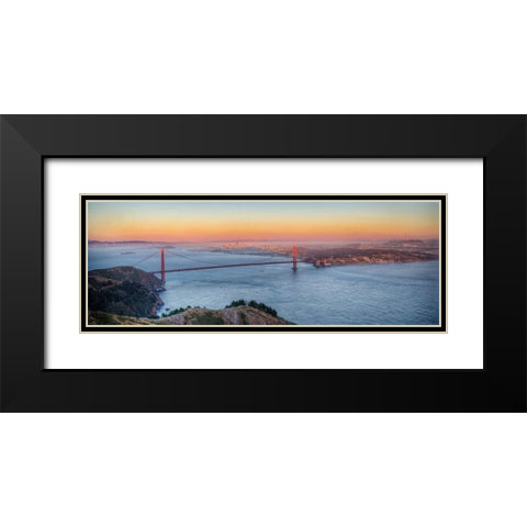 Golden Legend Black Modern Wood Framed Art Print with Double Matting by Terrible, Aurelien