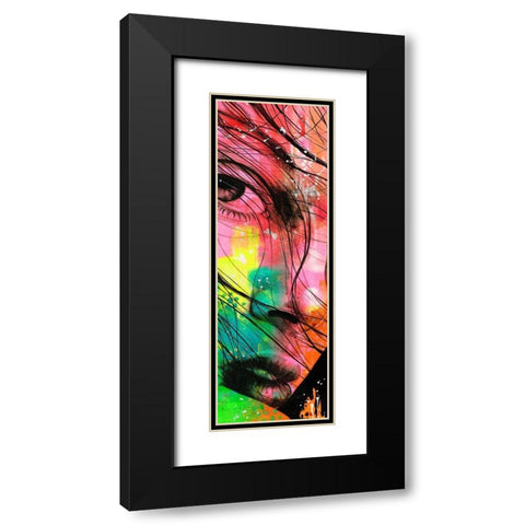 Tina I Black Modern Wood Framed Art Print with Double Matting by Lemahieu, Lise