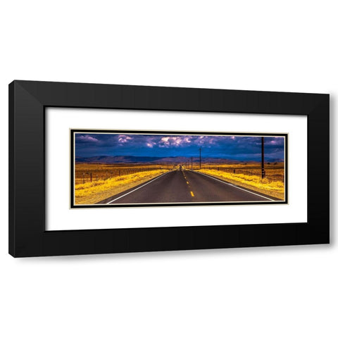 Road to Nowhere Black Modern Wood Framed Art Print with Double Matting by Lichtenwalter, Tom