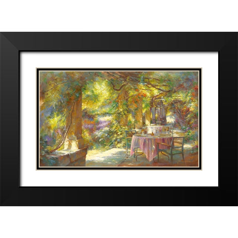 Instant benit Black Modern Wood Framed Art Print with Double Matting by Messely, Johan