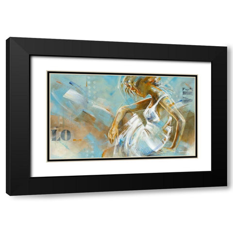 Ocean Breeze I Black Modern Wood Framed Art Print with Double Matting by Meijering, Kitty