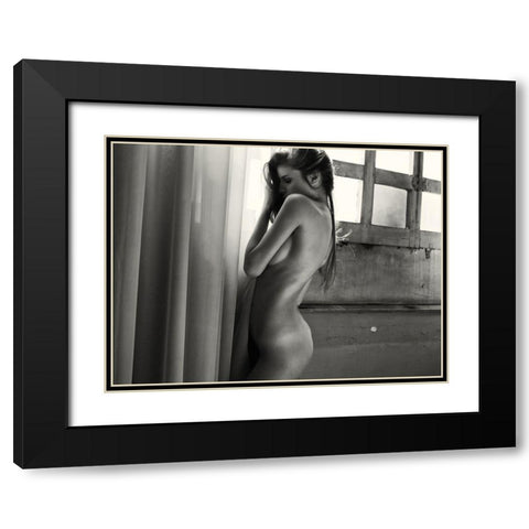 Sense and Sensibility Black Modern Wood Framed Art Print with Double Matting by Milillo, Marco