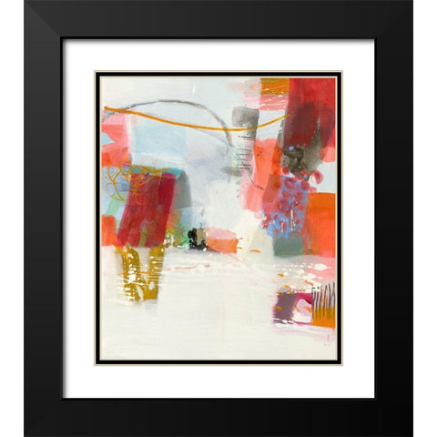 Signale Black Modern Wood Framed Art Print with Double Matting by Schafer, Jenny