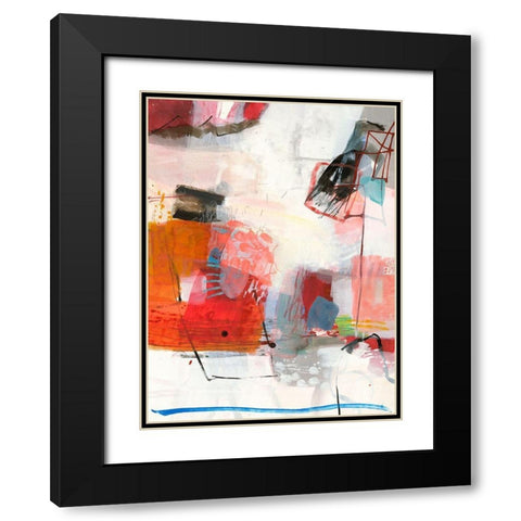 Komplex Black Modern Wood Framed Art Print with Double Matting by Schafer, Jenny