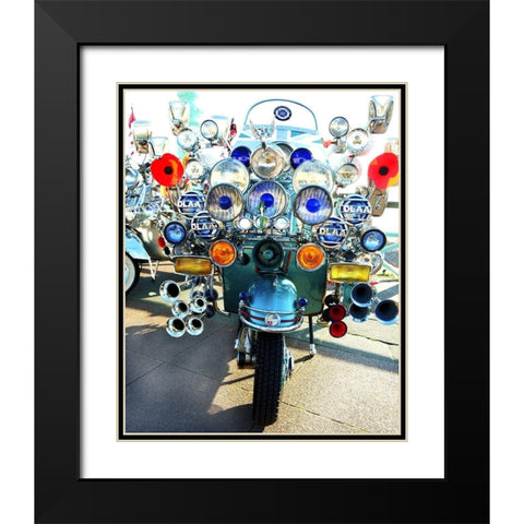 A clear View   Black Modern Wood Framed Art Print with Double Matting by Copeland, Gill