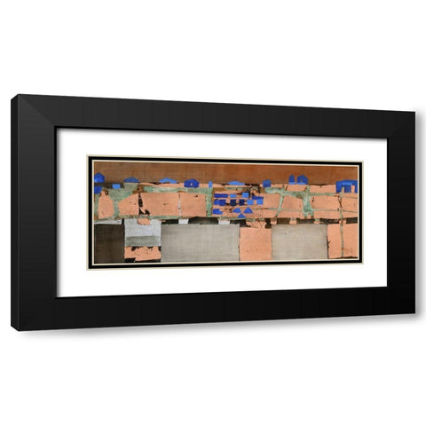 Blue Settlement Black Modern Wood Framed Art Print with Double Matting by Richter-Armgart, Rose