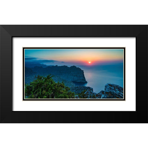 Imagination Black Modern Wood Framed Art Print with Double Matting by Lichtenwalter, Tom