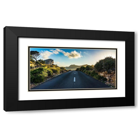 Remember Black Modern Wood Framed Art Print with Double Matting by Lichtenwalter, Tom