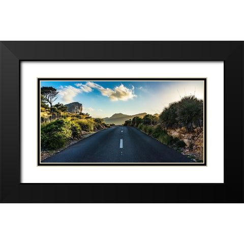 Remember Black Modern Wood Framed Art Print with Double Matting by Lichtenwalter, Tom