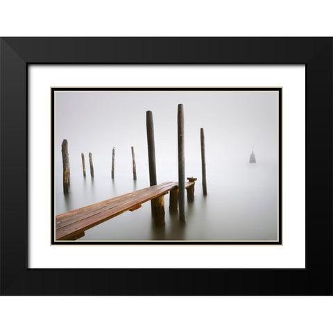 Find Me Black Modern Wood Framed Art Print with Double Matting by Bertrande, Arnaud
