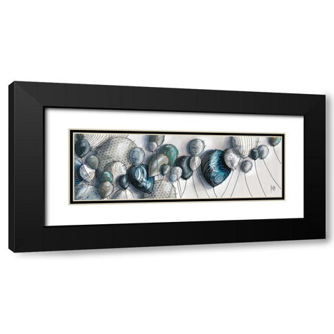 Prolongements Black Modern Wood Framed Art Print with Double Matting by Maurier, Geraldine