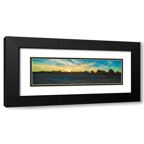 Deserthours Black Modern Wood Framed Art Print with Double Matting by Lichtenwalter, Tom