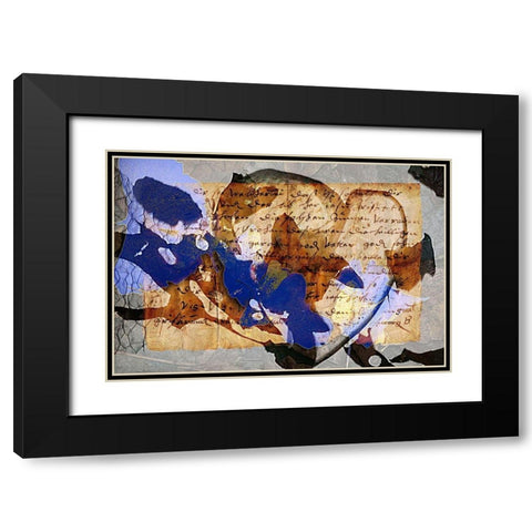 Verbrieft Black Modern Wood Framed Art Print with Double Matting by Baumann, Matthias