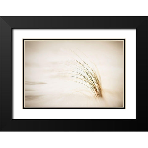 Sandsturm Part I Black Modern Wood Framed Art Print with Double Matting by Steger, Uwe